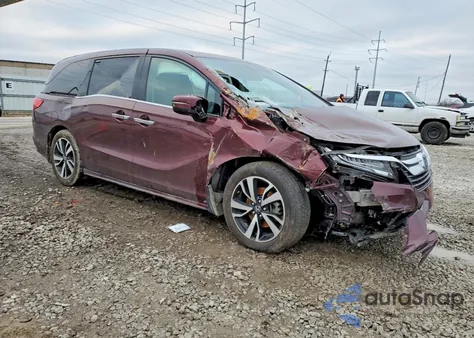2018 Honda Odyssey Elite из США, поврежденный, VIN 5FNRL6H92JB075595